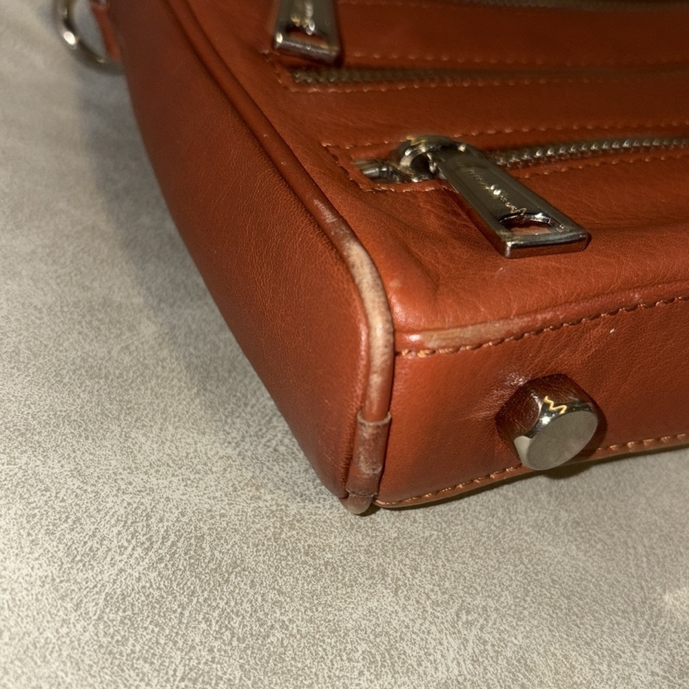 Rebecca Minkoff Leather and metal crossbody bag, good Condition - Picture 14 of 16